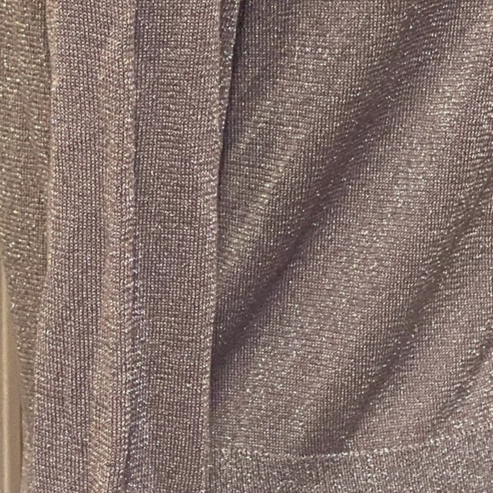 August Silk Silver Pearl and sequin Scoop Neck Pullover Sweater Size L - Picture 4 of 11